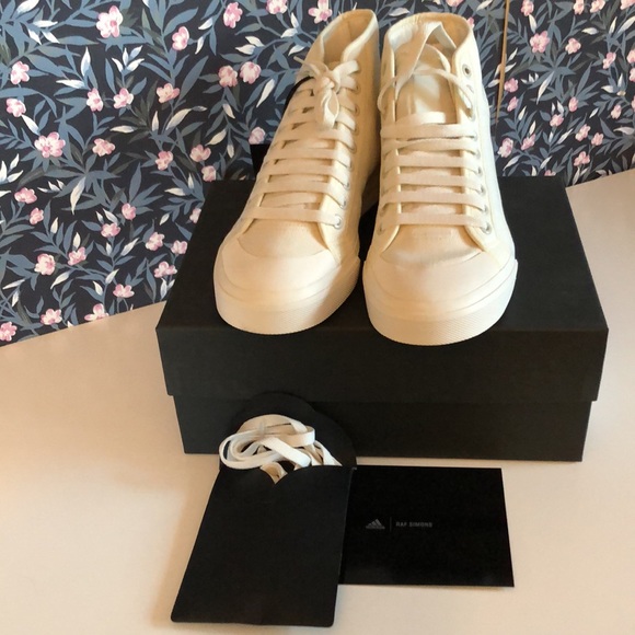 Adidas by Raf Simons Spirit canvas high top sneakers - Picture 11 of 16